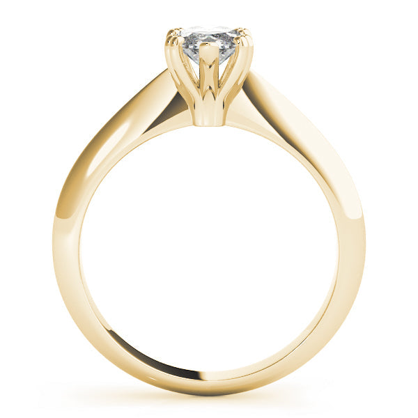 IGI Lab-Grown Marquise Cut Diamond Double Prong Solitaire Engagement Ring.