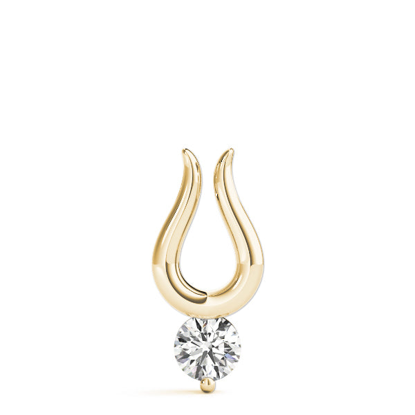 0.20 Ct To 2.00 Ct Natural Round Shape Diamond Pendant