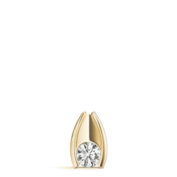0.20 Ct To 2.00 Ct Round Shape Diamond Pendant Jewelry
