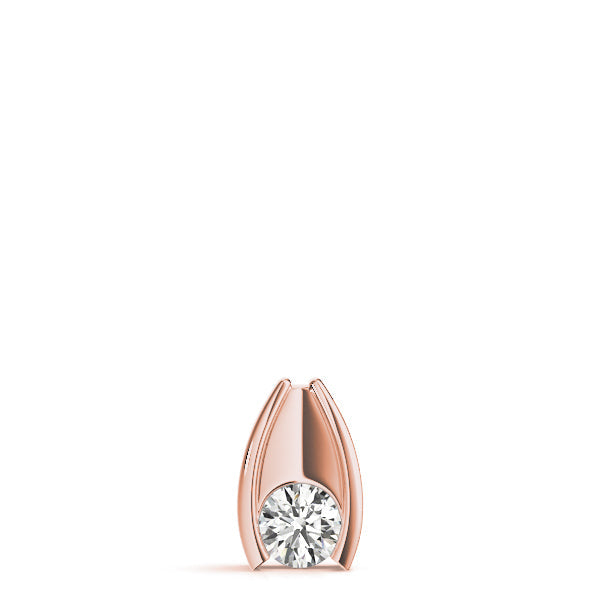 0.20 Ct To 2.00 Ct Round Shape Diamond Pendant Jewelry