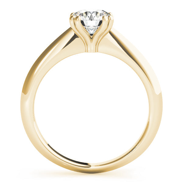 IGI Lab-Grown D-VVS Round Cut Diamond Solitarie Engagement Ring For Women