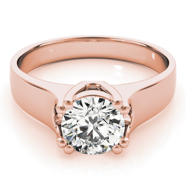 IGI Lab-Grown Round Cut Diamond 8-Prong Engagement Ring Gift for Her.