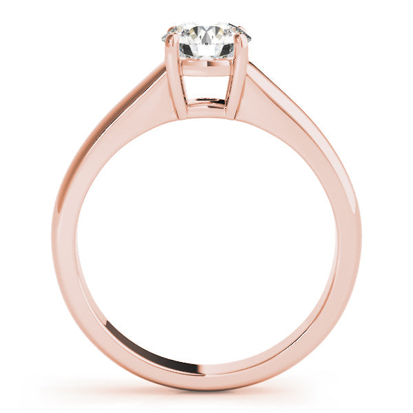 IGI Lab-Grown D/VVS Diamond Round Cut Solitaire Engagement Ring Modern Cathedral Setting