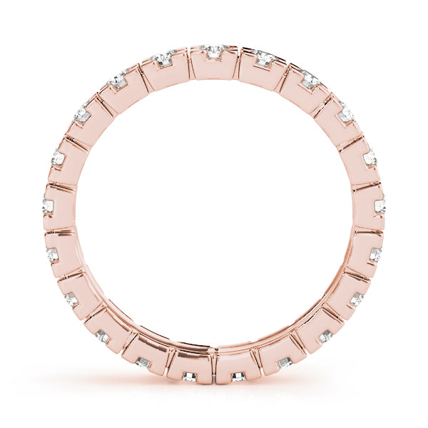 0.50-3.00ct Lab-Grown D/VVS Round Cut Diamond Box Set Full Eternity Wedding Ring.