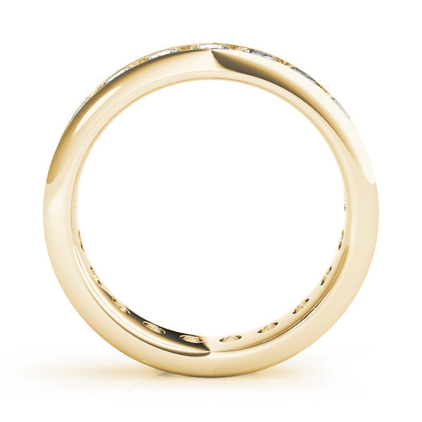 0.50-3.00ct Lab-Grown D/ VVS Round Cut Diamond Full Eternity Wedding Band.