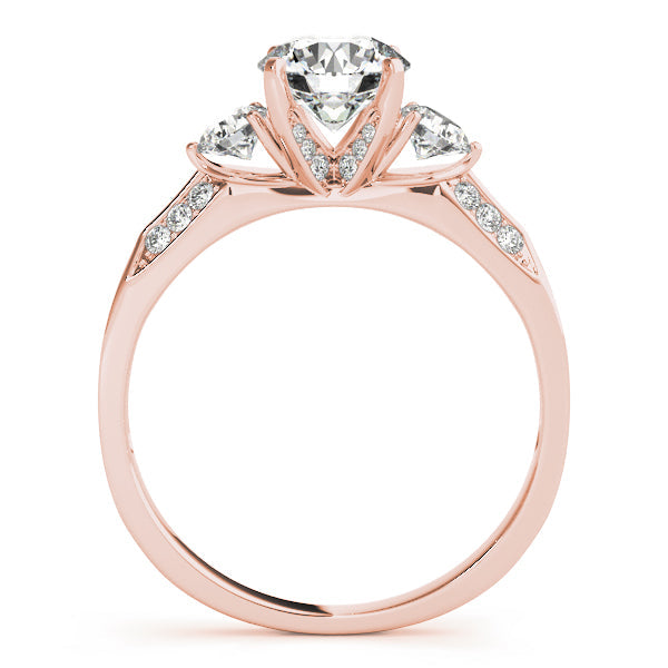 Lab-Grown Three Stone Diamond Engagement Ring