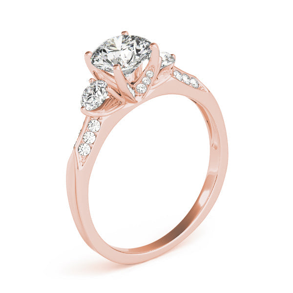 Lab-Grown Three Stone Diamond Engagement Ring