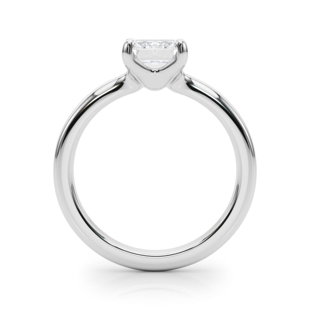 IGI Lab-Grown Emerald Cut Diamond 4-Prong Solitaire Engagement Ring Gift For Her.