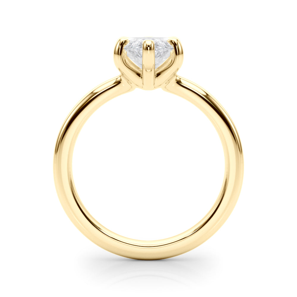 IGI Lab-Grown D-VVS Marquise Cut Diamond Solitaire Engagement Ring.