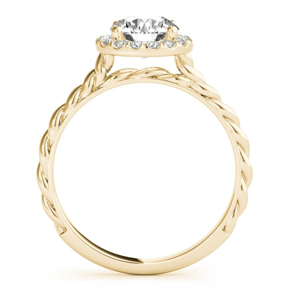 Lab-Grown Diamond 2.00 CT Halo Engagement Ring in Platinum UK Hallmarked