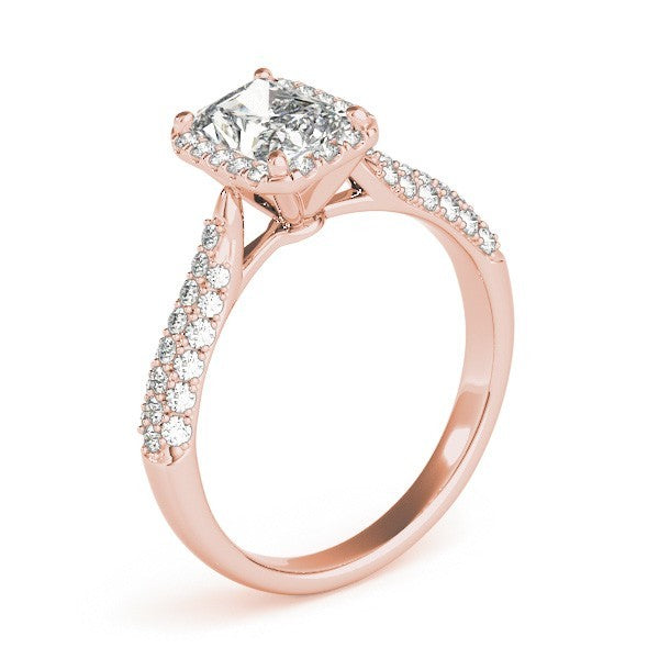 2.00Ct DE/VS Lab Grown Emarald Diamond Halo Engagement Ring Platinum