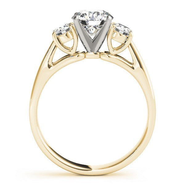 Classic Round Diamond 3 Stone Engagement Ring Platinum Lab Grown 2.00Ct DE/VS