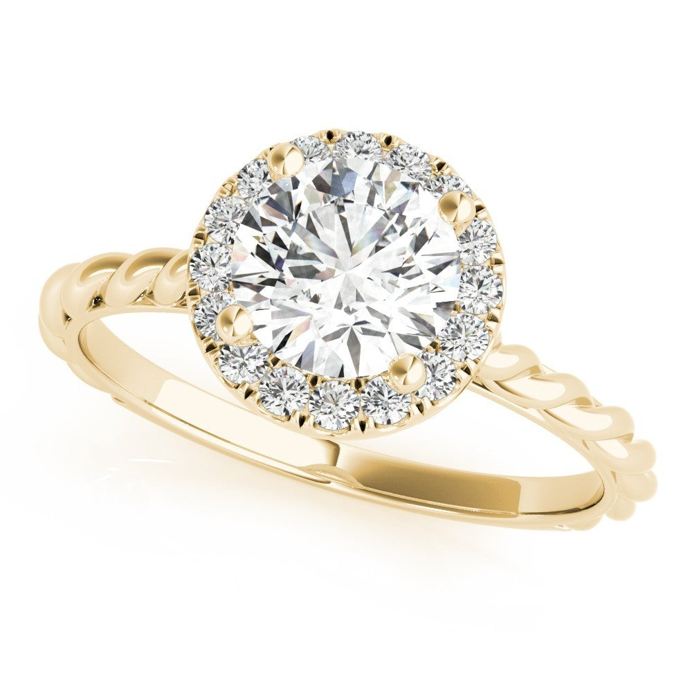 Lab-Grown Diamond 2.00 CT Halo Engagement Ring in Platinum UK Hallmarked