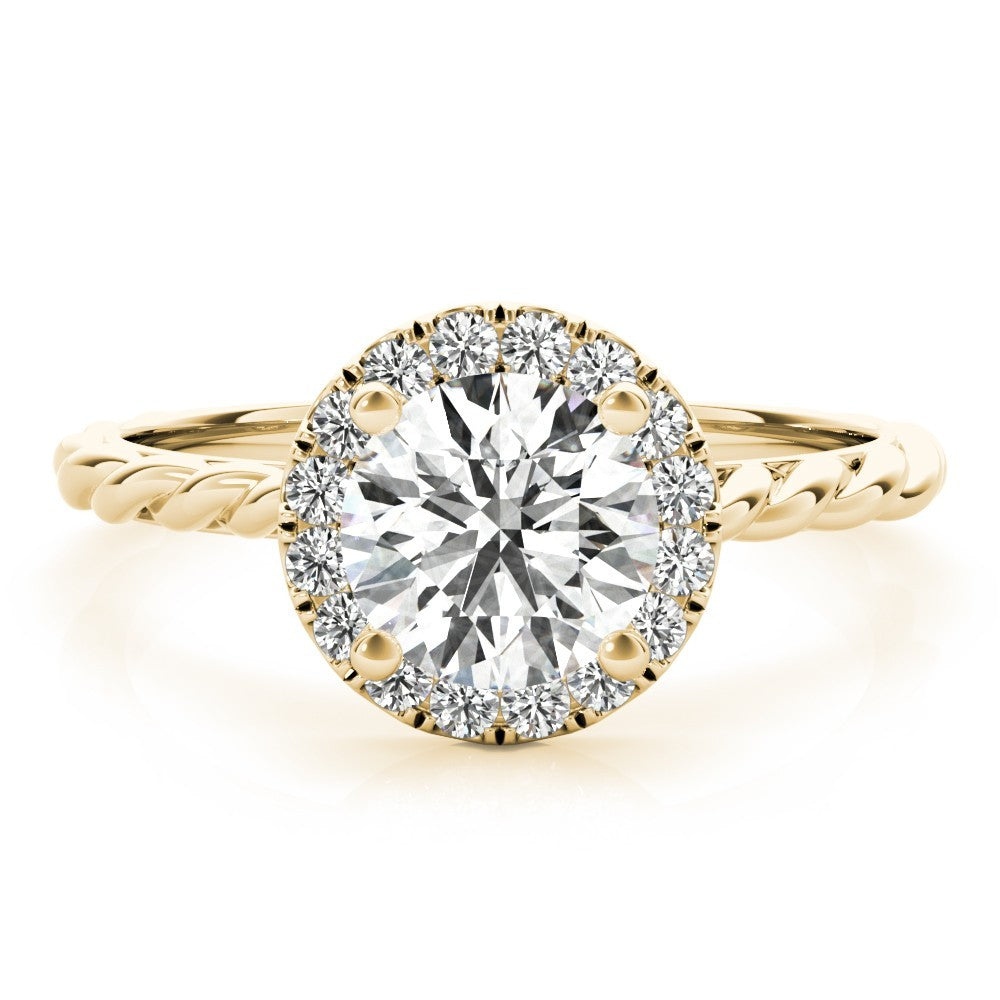 Lab-Grown Diamond 2.00 CT Halo Engagement Ring in Platinum UK Hallmarked