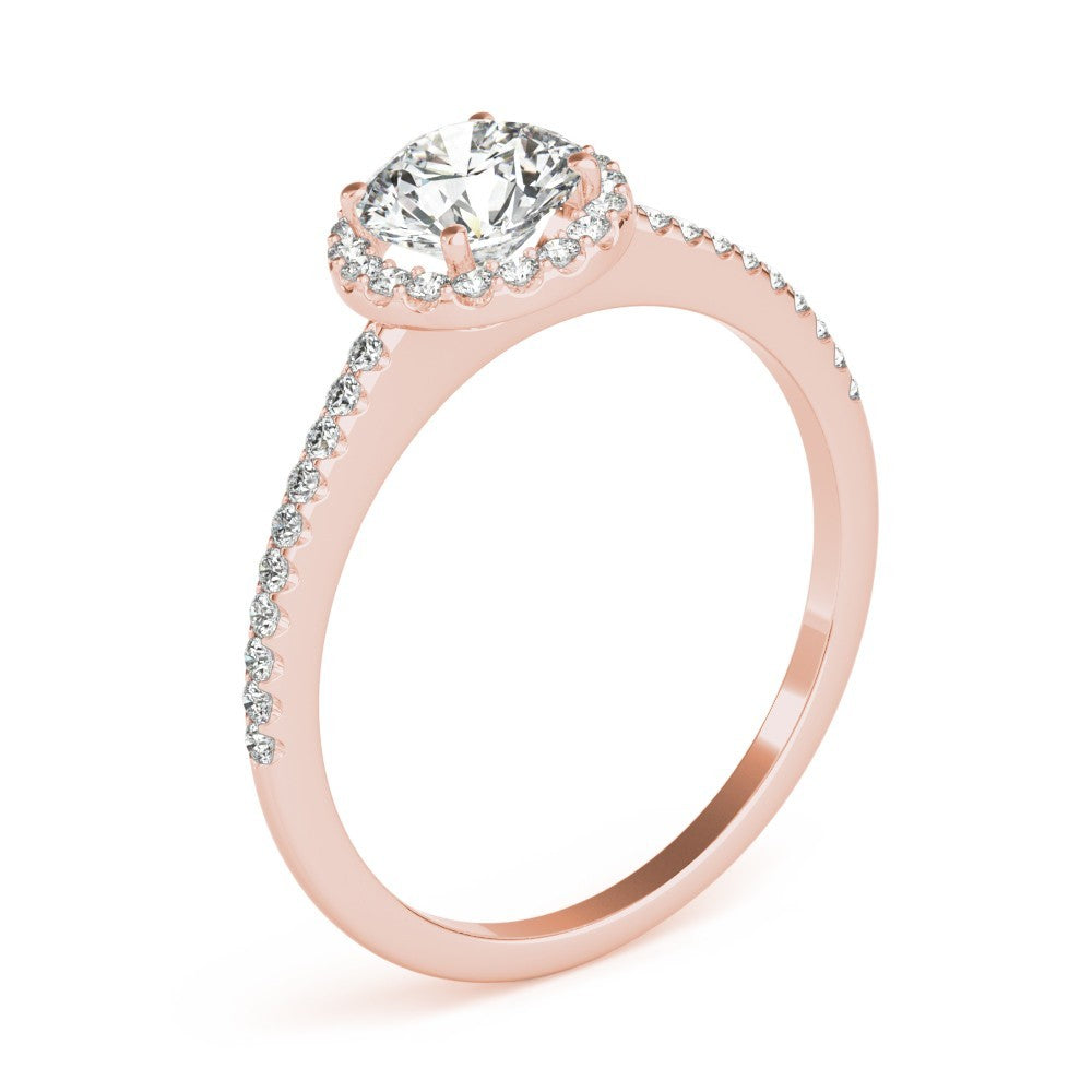 Lab-Grown Diamond 2.00 CT DE/VS Halo Engagement Ring in Platinum