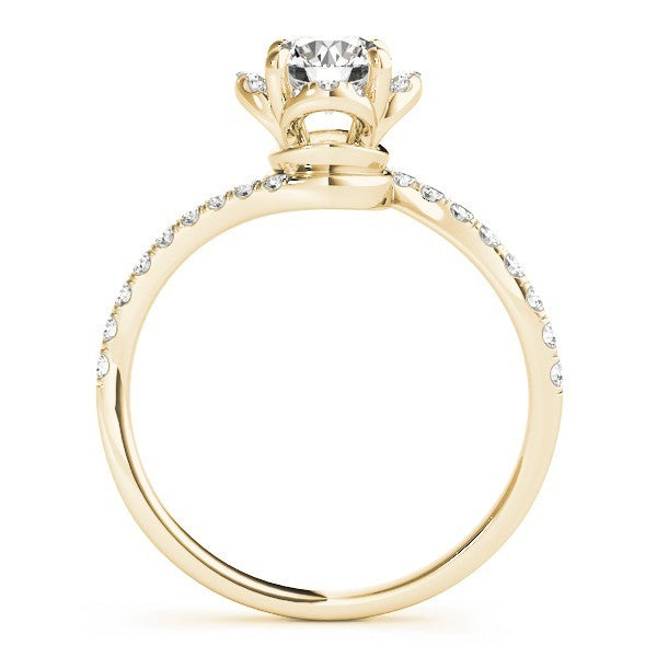 2.00Ct DE/VS Lab Grown Round Diamond Halo Engagement Ring 18K White Gold