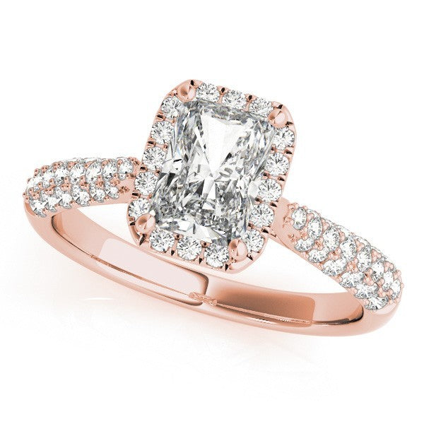 2.00Ct DE/VS Lab Grown Emarald Diamond Halo Engagement Ring Platinum