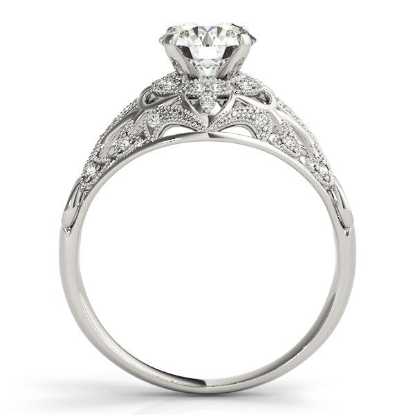 2.00Ct DE/VS Lab Grown Round Diamond Halo Engagement Ring 18K Yellow Gold