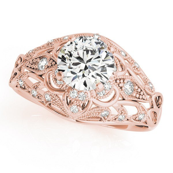 2.00Ct DE/VS Lab Grown Round Diamond Halo Engagement Ring 18K Yellow Gold