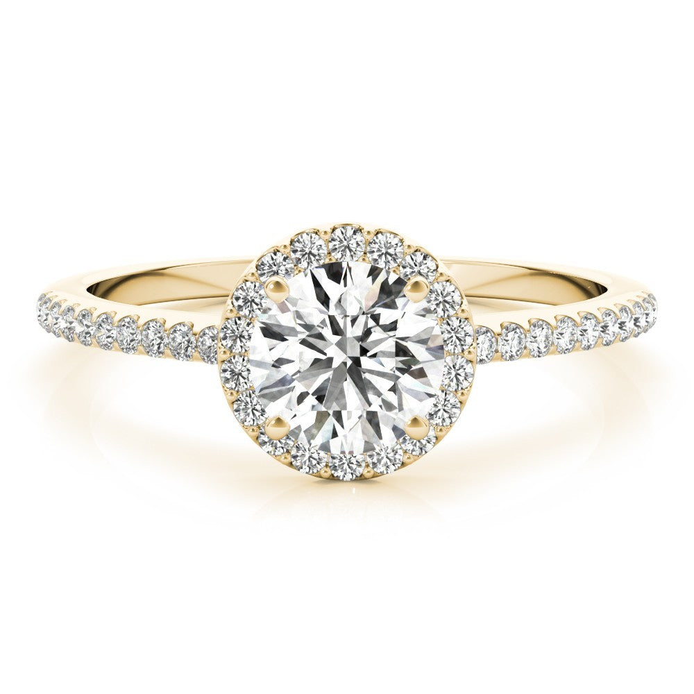 Lab-Grown Diamond 2.00 CT DE/VS Halo Engagement Ring in Platinum