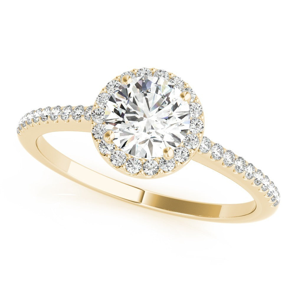 Lab-Grown Diamond 2.00 CT DE/VS Halo Engagement Ring in Platinum