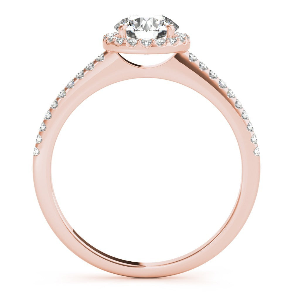 Lab-Grown Diamond 2.00 CT DE/VS Halo Engagement Ring in Platinum