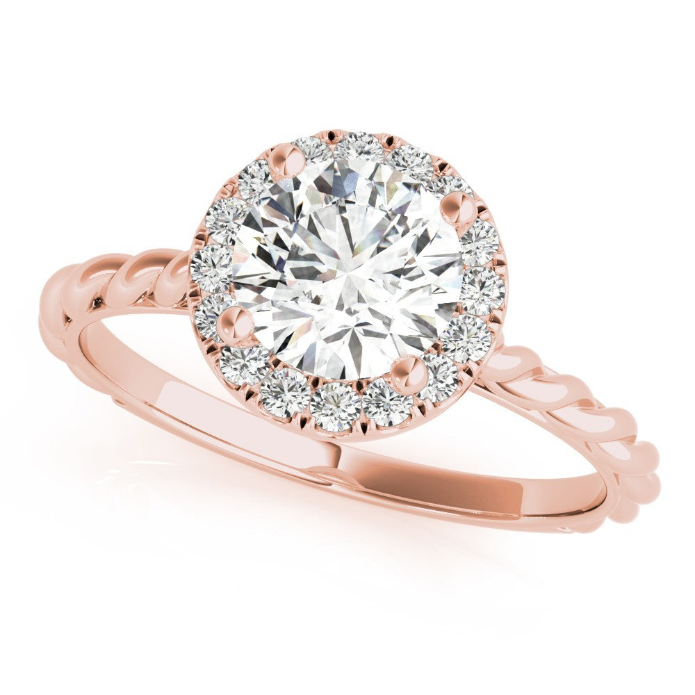 Lab-Grown Diamond 2.00 CT Halo Engagement Ring in Platinum UK Hallmarked
