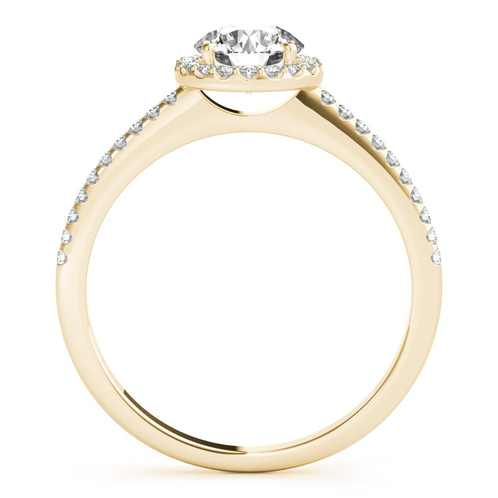 Lab-Grown Diamond 2.00 CT DE/VS Halo Engagement Ring in Platinum