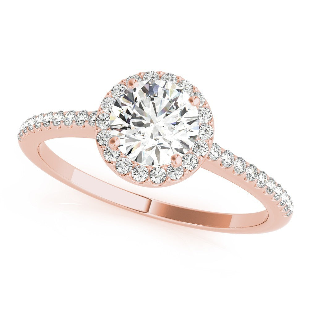 Lab-Grown Diamond 2.00 CT DE/VS Halo Engagement Ring in Platinum