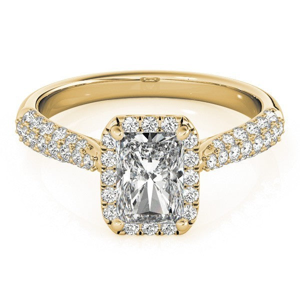 2.00Ct DE/VS Lab Grown Emarald Diamond Halo Engagement Ring Platinum