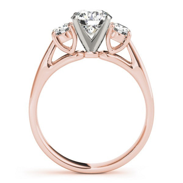 Classic Round Diamond 3 Stone Engagement Ring Platinum Lab Grown 2.00Ct DE/VS