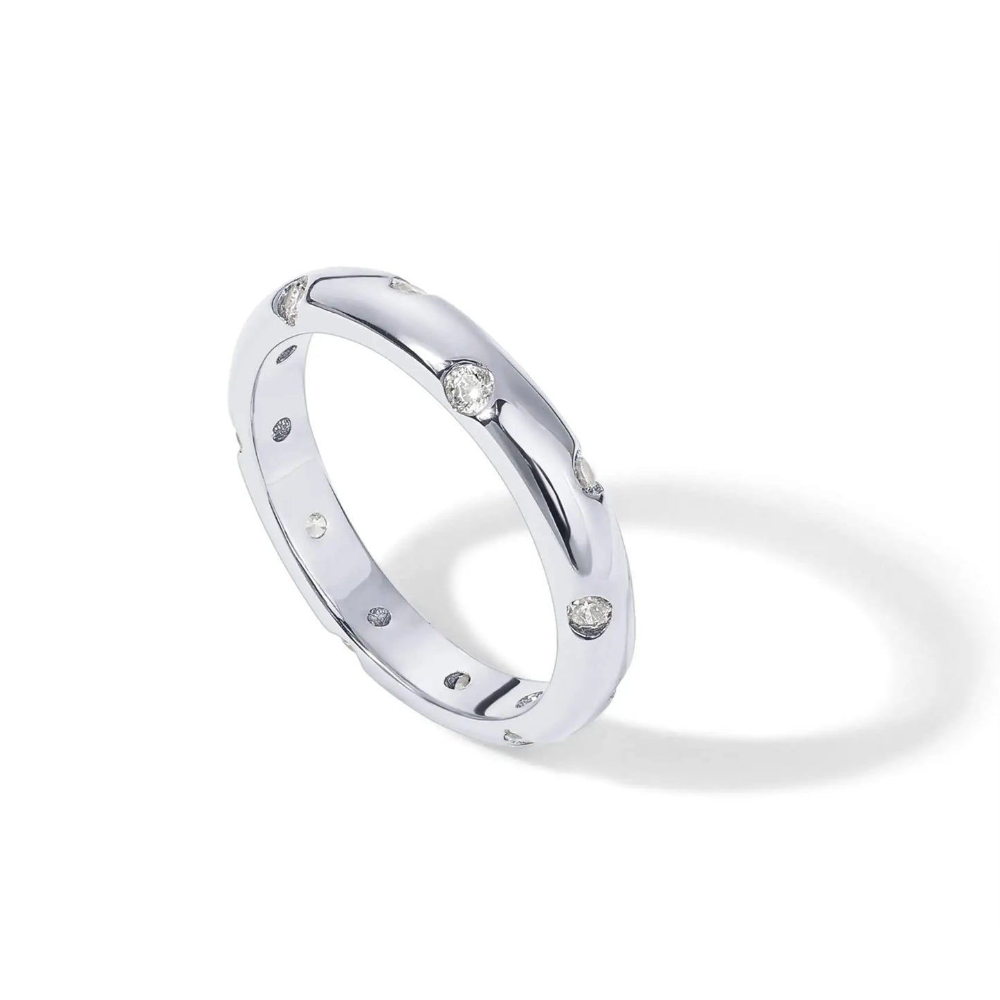 0.26 Carat Lab Grown Round Diamond Engagement Ring
