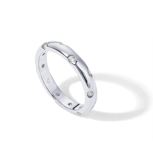 0.26 Carat Lab Grown Round Diamond Engagement Ring