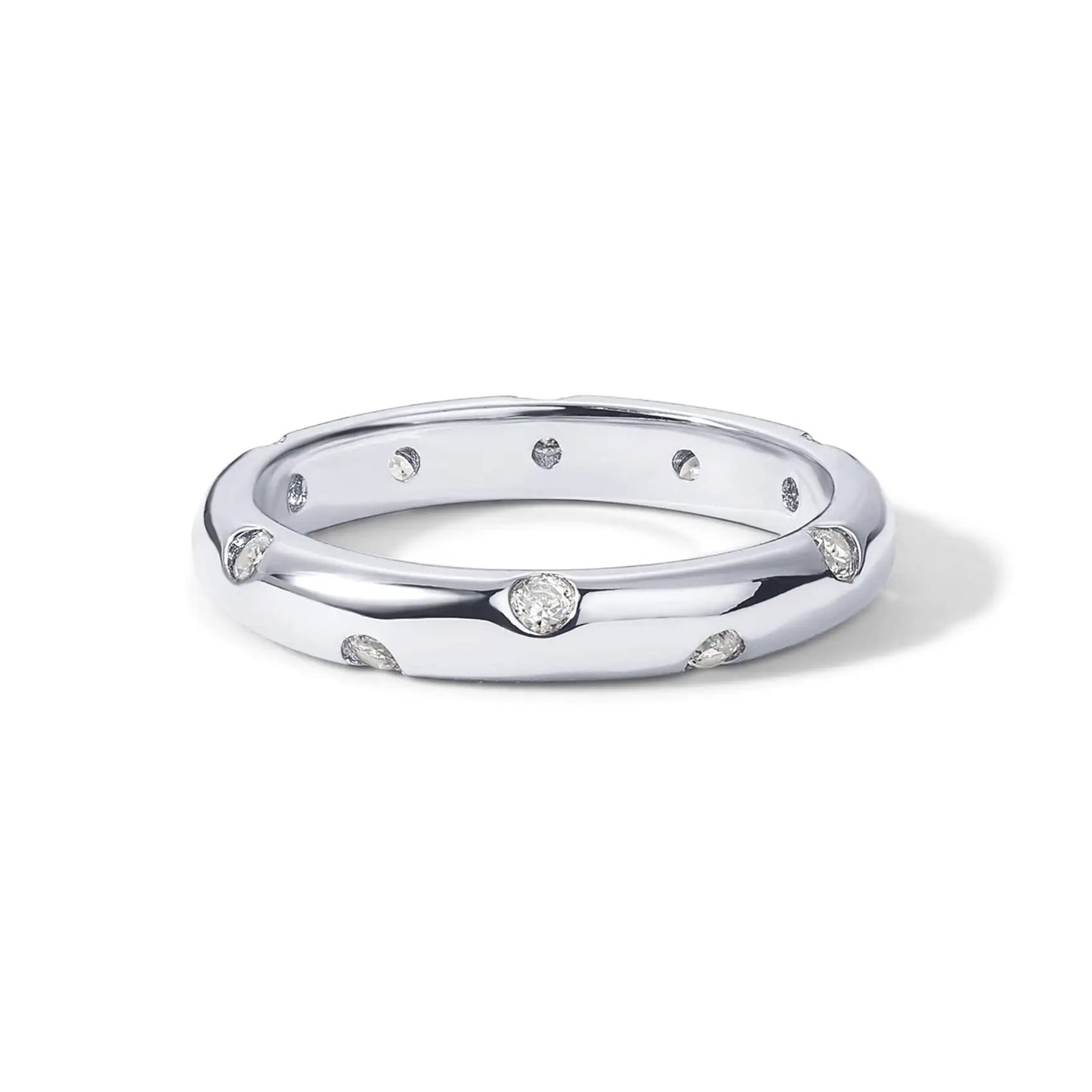 0.26 Carat Lab Grown Round Diamond Engagement Ring