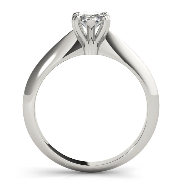 IGI Lab-Grown Marquise Cut Diamond Double Prong Solitaire Engagement Ring.