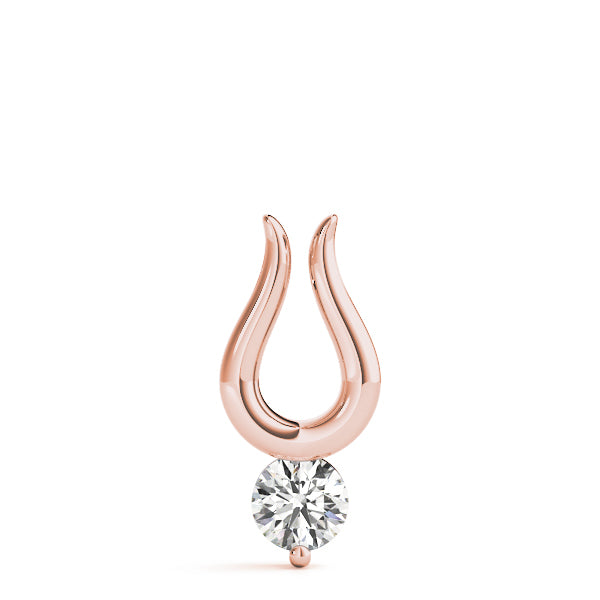 0.20 Ct To 2.00 Ct Natural Round Shape Diamond Pendant