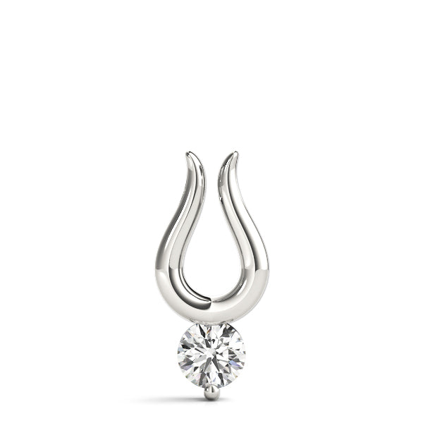 0.20 Ct To 2.00 Ct Natural Round Shape Diamond Pendant