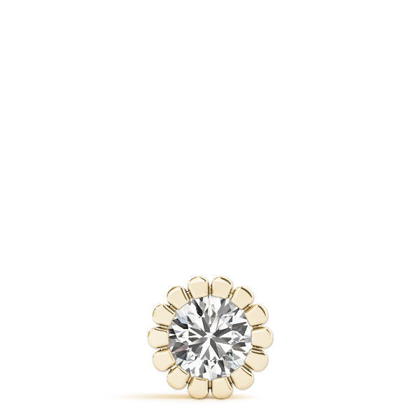 0.20 Ct To 2.00 Ct Natural Round Diamond Flower Shape Pendant