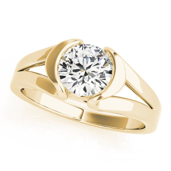 Celestial Shine IGI Lab-Grown D-VVS Round Cut Diamond Solitaries Engagement Ring.