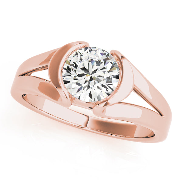 Celestial Shine IGI Lab-Grown D-VVS Round Cut Diamond Solitaries Engagement Ring.