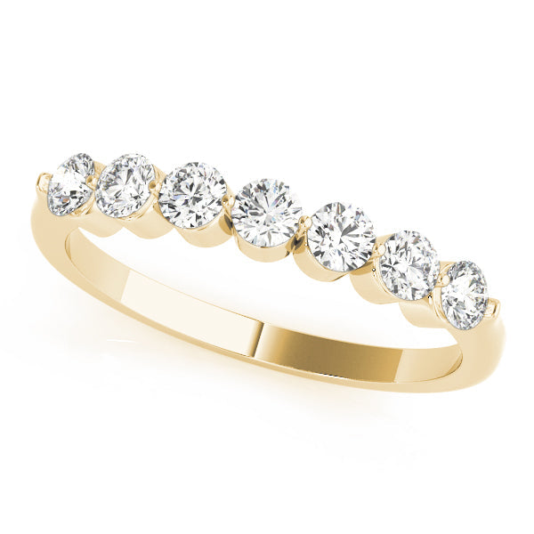 Round Lab Grown 7 Stone Diamond Engagement Ring Gift for Her, D Color VVS Clarity