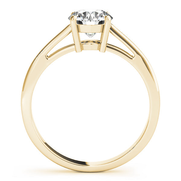 IGI Lab-Grown Round Cut D-VVS Diamond Claw Setting Engagement Ring.