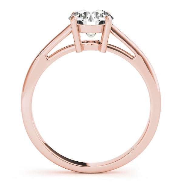 IGI Lab-Grown Round Cut D-VVS Diamond Claw Setting Engagement Ring.