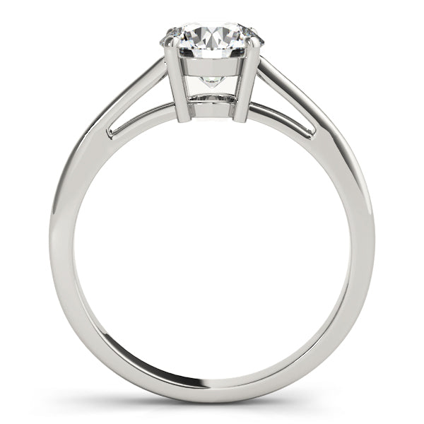 IGI Lab-Grown Round Cut D-VVS Diamond Claw Setting Engagement Ring.