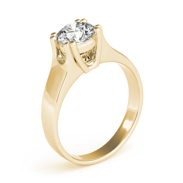 IGI Lab-Grown Round Cut Diamond 8-Prong  Engagement Ring Gift for Her.