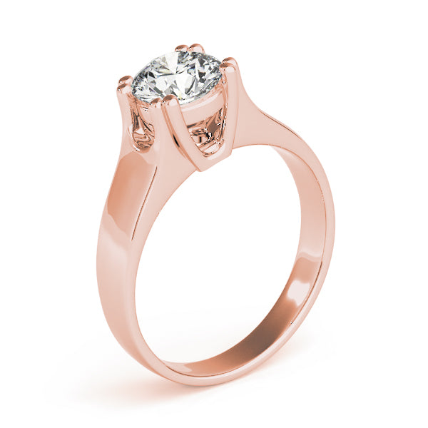 IGI Lab-Grown Round Cut Diamond 8-Prong  Engagement Ring Gift for Her.