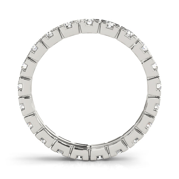 0.50-3.00ct Lab-Grown D/VVS Round Cut Diamond Box Set Full Eternity Wedding Ring.