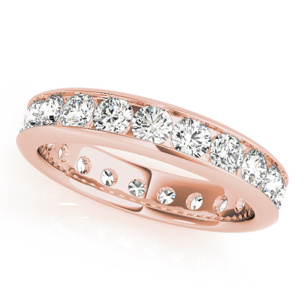 0.50-3.00ct Lab-Grown D/ VVS Round Cut Diamond Full Eternity Wedding Band.