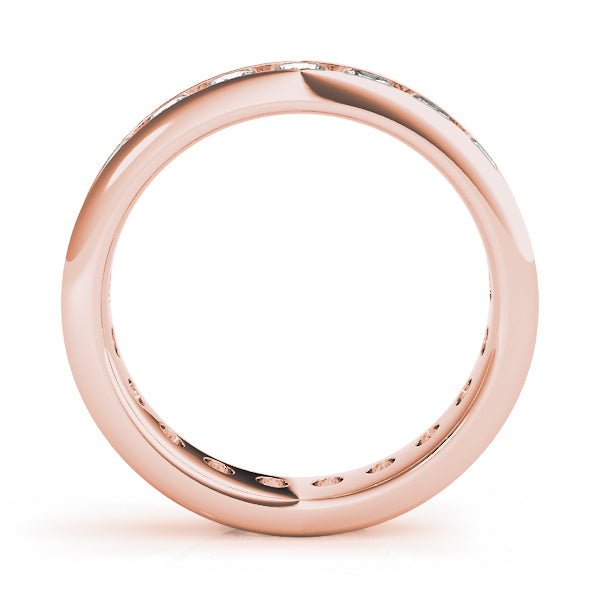 0.50-3.00ct Lab-Grown D/ VVS Round Cut Diamond Full Eternity Wedding Band.
