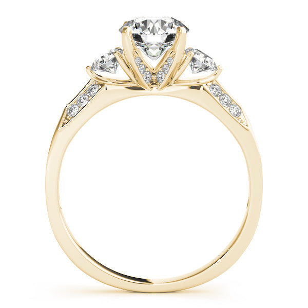 Lab-Grown Three Stone Diamond Engagement Ring
